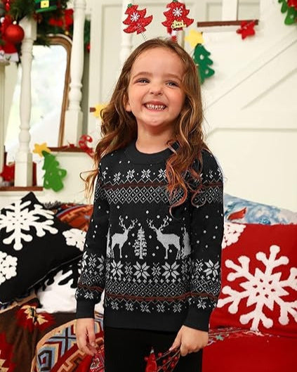 Reindeer Christmas Ugly Sweater, Snowflake Ugly Christmas Sweater, Knitted Christmas Jumper