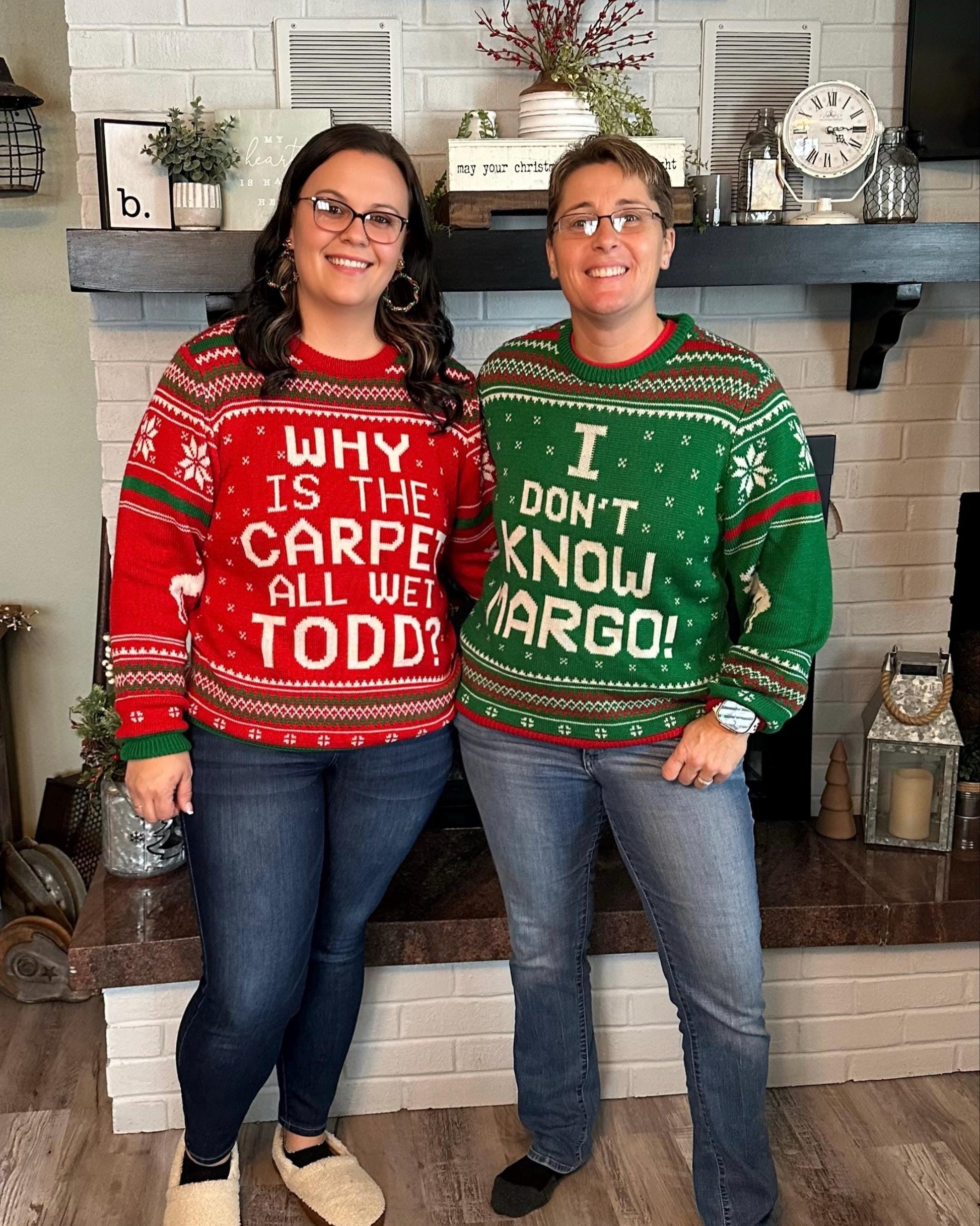 Why is The Carpet All Wet Todd Ugly Christmas Sweater, Ugly Christmas Sweater, Knitted Christmas Jumper