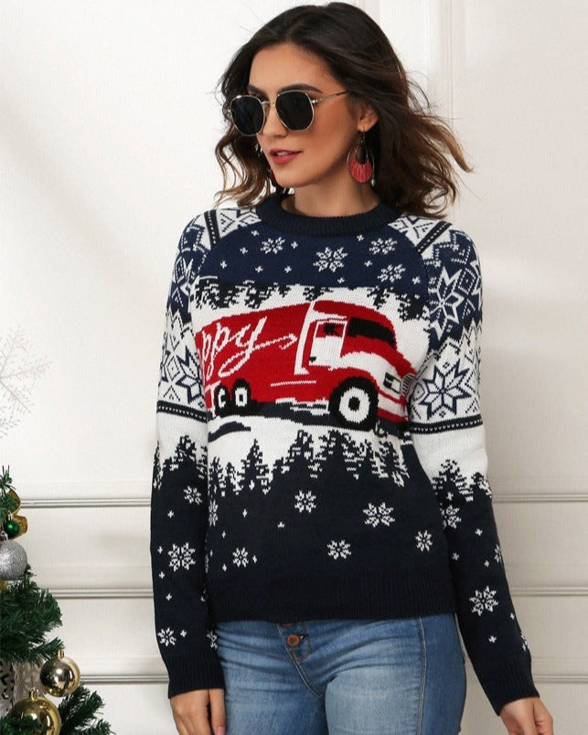 Happy Christmas Ugly Sweater, Ugly Christmas Sweater, Knitted Christmas Jumper